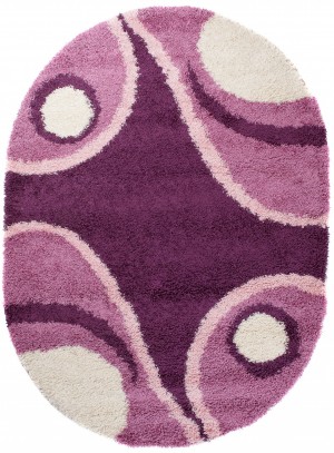 Dywan shaggy 7635A DARK PURPLE OV LOCA