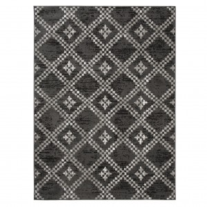 Koberec  H028A DARK GRAY/LIGHT GRAY BALI PP  - Moderný koberec