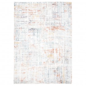 Koberec  R047S TERRA/WHITE MODENA  - Huňatý koberec