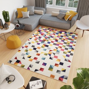 Koberec  1190A CREAM / L.GREY BRISTOL  - Moderný koberec