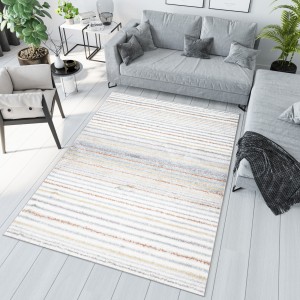 Koberec  L559S TERRA/WHITE MODENA  - Huňatý koberec