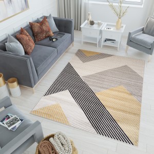 Dywan nowoczesny ELEFANTA 71734/37224 MODNE WZORY DO SALONU beżowy