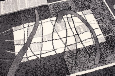 Koberec  5118B DARK GRAY CHEAP PP CRM  - Moderný koberec