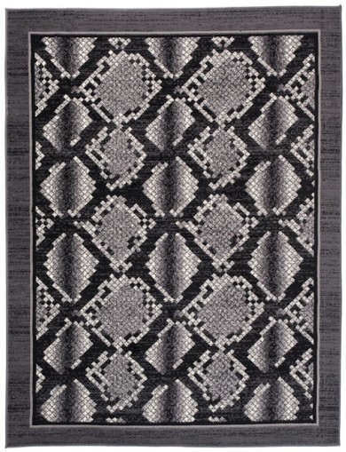 Килим  K873B BLACK CHEAP PP CRM  - Сучасний килим