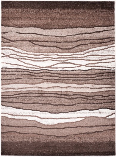 Moderný koberec H088A BROWN SARI BRH