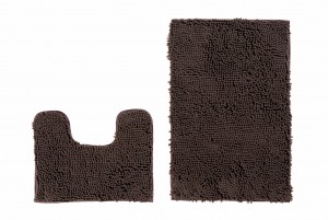 Teppich  CHENILLE BROWN ARTS-66 2PC  - Badezimmerteppich