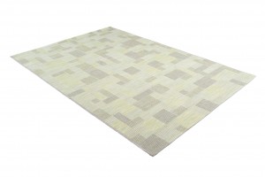Koberec  21107 Ivory Silver/Green DY. TERAZZA  - Šnúrkový koberec
