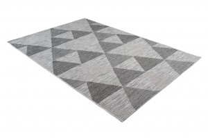 Koberec  21132 Silver Black/Taupe DY. TERAZZA  - Šnúrkový koberec