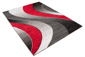 Koberec  K857B RED LUXURY PP ESM  - Moderný koberec