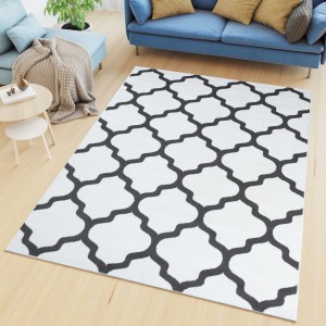 Koberec  K082H WHITE LUXURY PP ESM  - Moderný koberec