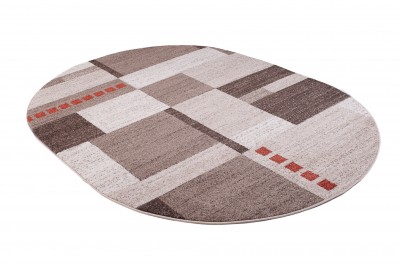Koberec  H064B BEIGE SARI OV BRH  - Moderný koberec