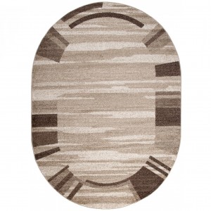 Koberec  3443A DARK BEIGE SARI OV 3UX  - Moderný koberec