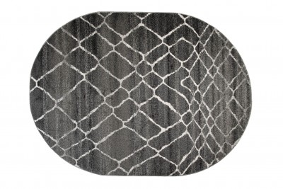 Szőnyeg  H072A ANTHRASIT SARI OV BSF  - Modern szőnyeg