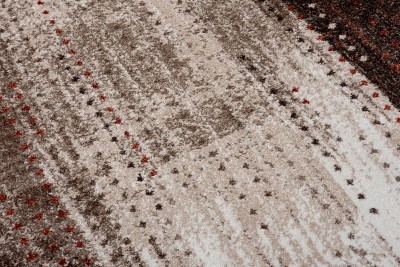 Koberec  H068A BROWN SARI KOŁO BRH  - Moderný koberec