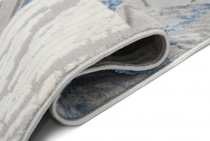 Koberec  E464A LIGHT GRAY/DARK BLUE ASTHANE  - Moderný koberec