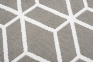 Koberec  C434A LIGHT GRAY/WHITE BALI PP  - Moderný koberec