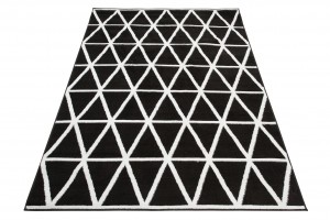 Dywan nowoczesny BALI PP C436A BLACK biały
