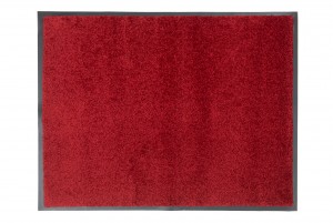 Wycieraczka materiałowa Memphis 15 CM - border 1,5 cm czerwony