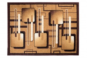 Dywan nowoczesny BALI PP C514D brązowy