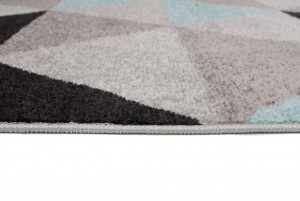 Килим  C945M GRAY/TURQUOIS LAZUR  - Сучасний килим