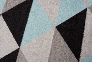 Килим  C945M GRAY/TURQUOIS LAZUR  - Сучасний килим