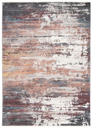 Moderný koberec 3092A D.GRAY / L.ROSE MYSTIC