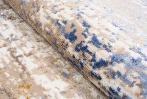 Koberec  G509M WHITE/DARK BLUE ASTHANE  - Moderný koberec