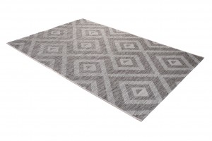 Koberec  21134 Ivory Silver/Grey DY. TERAZZA  - Šnúrkový koberec