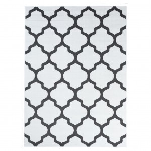 Koberec  K082H WHITE LUXURY PP ESM  - Moderný koberec